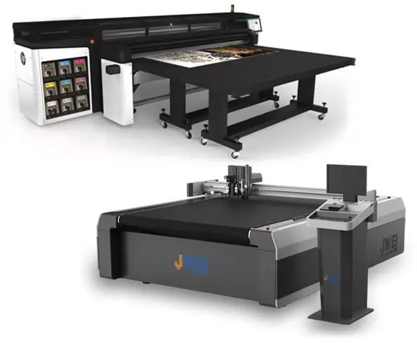 HP Latex R2000 prentar á plötur, vinyl og tau