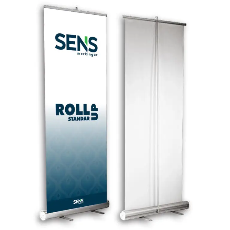 Roll-Up standardar í mörgum stærðum