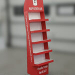 Gólf vörustandur 5 hillur PVC